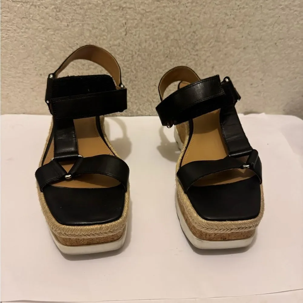 MARC FISHER LTD Gylian Leather Platform Sandals